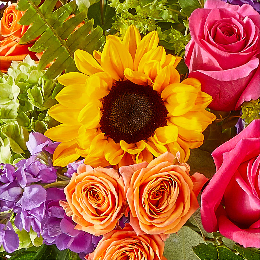 Vibrant Greetings Bouquet –  Downtown Florist And Tea, Doerun GA