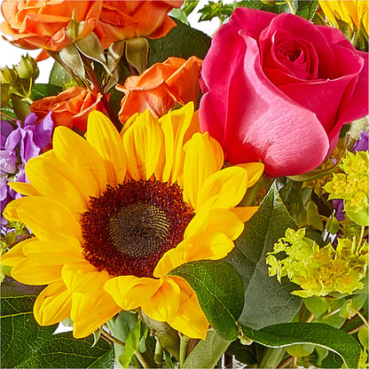Vibrant Greetings Bouquet –  Downtown Florist And Tea, Doerun GA