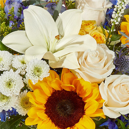 Wonderfully Sunny Bouquet –  Downtown Florist And Tea, Doerun GA