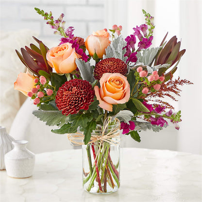 Moody Hues Bouquet –  Downtown Florist And Tea, Doerun GA