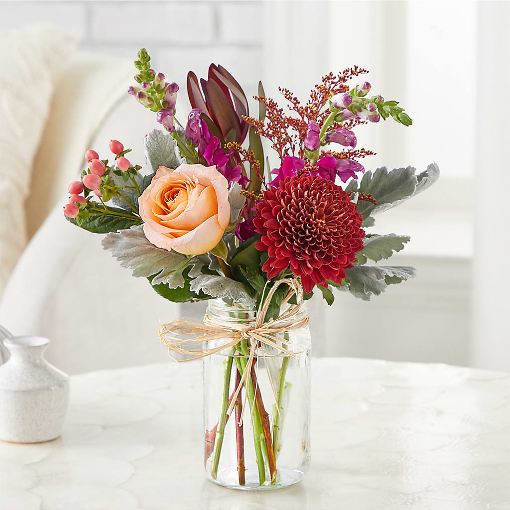 Moody Hues Bouquet –  Downtown Florist And Tea, Doerun GA