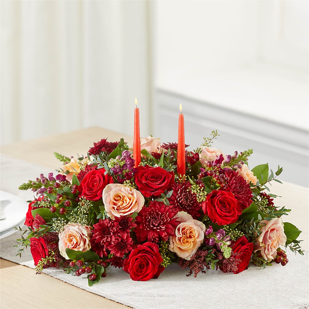 Most Thankful Centerpiece –  Downtown Florist And Tea, Doerun GA