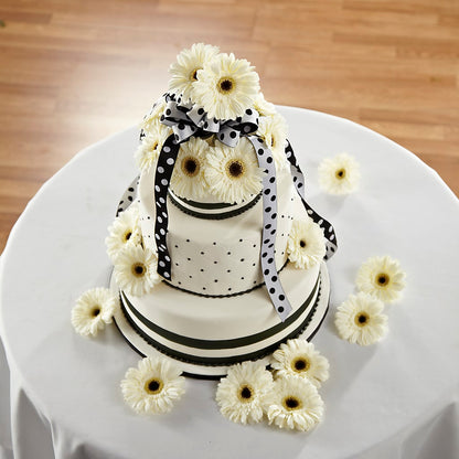 Simple Sophistication Cake Décor –  Downtown Florist And Tea, Doerun GA